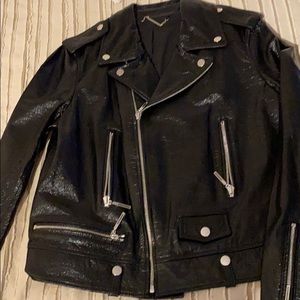 Elie Tahari 100% leather Moto jacket